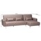 Baxton Studio Lanoma Contemporary Clay Fabric Upholstered Convertible Sofa Bed 245-13752-ZORO - alternate 6